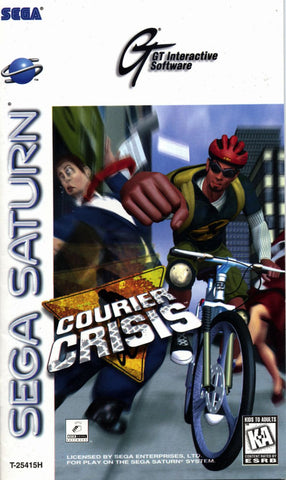 Courier Crisis (Sega Saturn) Pre-Owned: Game, Manual, and Case