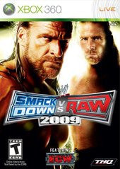 WWE SmackDown vs. Raw 2009 (Xbox 360) Pre-Owned: Game, Manual, and Case