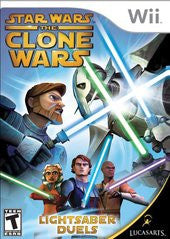 Star Wars the Clone Wars: Light Sabre Duels (Nintendo Wii) Pre-Owned: Game, Manual, and Case