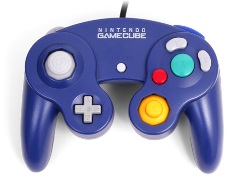 Official Wired Controller - Indigo (GameCube Accessory) Pre-Owned