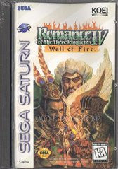 Romance of the Three Kingdoms IV: Wall of Fire (Sega Saturn) Pre-Owned: Game, Manual, and Case