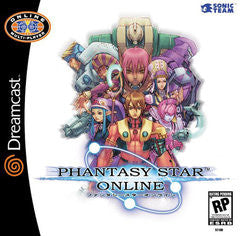 Phantasy Star Online (Includes Sonic Adventure 2 Demo Disc) (Sega Dreamcast) Pre-Owned: Game, Demo Disc, Manual, and Case