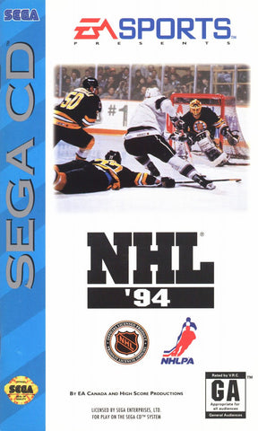 NHL Hockey 94 (Sega CD) Pre-Owned: Game, Manual, and Case