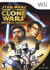 Star Wars the Clone Wars: Republic Heroes (Nintendo Wii) Pre-Owned: Game, Manual, and Case