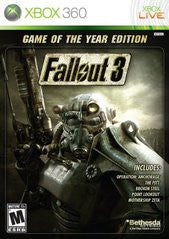 Fallout 3 Game of the Year Edition (Xbox 360) Pre-Owned: Game, Manual, and Case