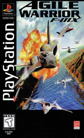 Agile Warrior F-111X (Playstation 1) Pre-Owned: Game, Manual, and LongBox