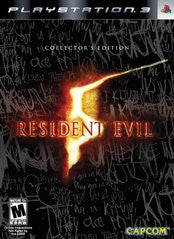 Resident Evil 5 Collector's Edition (Playstation 3) Pre-Owned: Game, Bonus Disc Manual, and Steelbook Case