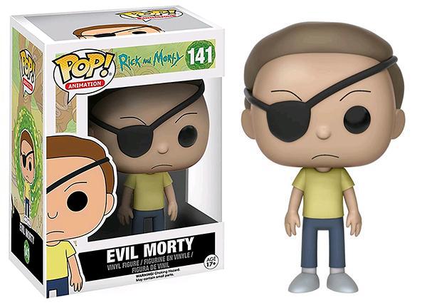 POP! Animation #141: Rick and Morty - Evil Morty (GameStop Exclusive) (Funko POP!) Figure and Box w/ Protector (Box Damage)