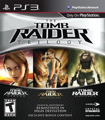 Tomb Raider Trilogy (Playstation 3) Pre-Owned: Game, Manual, and Case