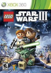 LEGO Star Wars III The Clone Wars (Xbox 360) Pre-Owned: Game, Manual, and Case