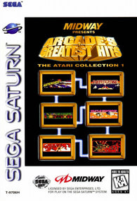 Arcade's Greatest Hits Atari Collection (Sega Saturn) Pre-Owned: Game, Manual, and Case