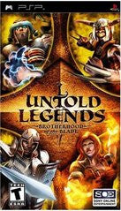 Untold Legends: Brotherhood of the Blade (Playstation Portable / PSP) Pre-Owned: Game, Manual, and Case