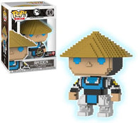 POP! 8-BIT #14: Mortal Kombat X - Raiden (Limited Glow Chase Edition) (GameStop Exclusive) (Funko POP!) Figure and Box w/ Protector
