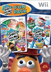 Hasbro Family Game Night Fun Pack (Nintendo Wii) Pre-Owned: Disc(s) Only
