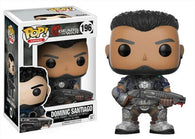 POP! Games #196: Gears of War - Dominic Santiago (Funko POP!) Figure and Box w/ Protector