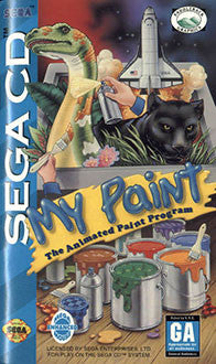 My Paint Animated Paint Program (Sega CD) Pre-Owned: Game, Manual, and Case