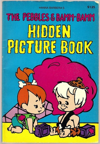 The Pebbles and Bamm-Bamm Hidden Picture Book (Book) Pre-Owned