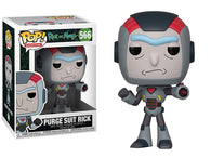 POP! Animation #566: Rick and Morty - Purge Suit Rick (Funko POP!) Figure and Box w/ Protector