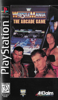 WWF WrestleMania: The Arcade Game (Playstation 1) Pre-Owned: Game, Manual, and LongBox Case