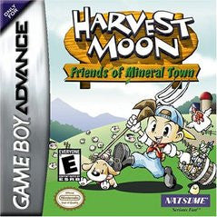 Harvest Moon Friends Mineral Town (Nintendo Game Boy Advance) Pre-Owned: Game, Manual, and Box