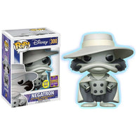 POP! Disney #300: Darkwing Duck - Negatron (Glows in the Dark) (2017 Summer Convention Exclusive)  (Funko POP!) Figure and Box w/ Protector
