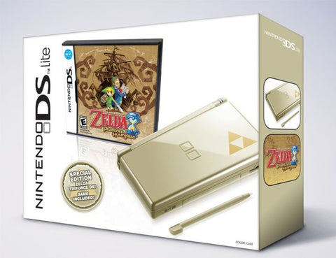 BROKEN: System ONLY - Gold Zelda Edition (Nintendo DS Lite) Pre-Owned (As Is/Broken/For Parts)