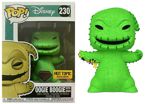 POP! Disney Pixar #230: Oogie Boogie with Bugs (Diamond Collection) (Hot Topic Exclusive) (Funko POP!) Figure and Box w/ Protector