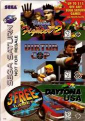 Virtua Fighter 2 / Virtua Cop / Daytona USA (Sega Saturn) Pre-Owned
