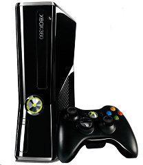 System - Slim - Glossy Black (Xbox 360) Pre-Owned w/ 120GB Hard Drive, Controller, & Hookups