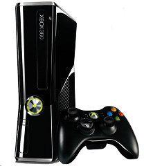 System w/ Official Wireless Controller - Slim - Glossy Black (Xbox 360) Pre-Owned