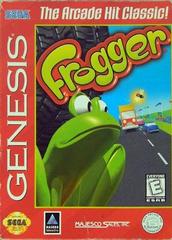 Frogger (Sega Genesis) Pre-Owned: Cartridge, Manual, and Box (Box is Damaged and in Poor Condition)