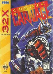 Cosmic Carnage (Sega 32X) Pre-Owned: Cartridge, Manual, and Box