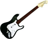 Rock Band Fender Stratocaster Guitar - Wireless Controller [Black and White w/ Dark Brown Handle] (Xbox 360) Pre-Owned