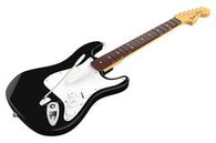 Rock Band 4 Fender Stratocaster Guitar - Wireless Controller [Black & White] (Playstation 4) Pre-Owned