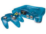 Funtastic Ice Blue System w/ Official Ice Blue Controller + Expansion Pak (Nintendo 64) Pre-Owned
