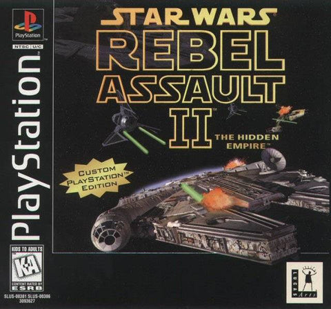 Star Wars Rebel Assault II (Playstation 1) Pre-Owned: Game, Manual, and Case