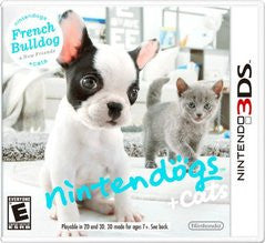 Nintendogs + Cats: French Bulldog and New Friends (Nintendo 3DS) Pre-Owned: Game, Manual, and Case