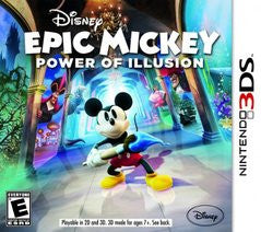 Epic Mickey: Power of Illusion (Nintendo 3DS) Pre-Owned: Game, Manual, and Case