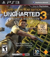 Uncharted 3: Drake's Deception - Game of the Year Edition (Playstation 3) Pre-Owned: Disc(s) Only