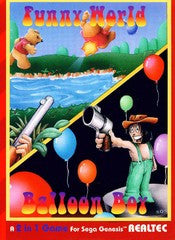 Funny World & Balloon Boy (Sega Genesis) NEW