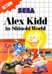 Alex Kidd in Shinobi World (Blue Label) (Sega Master System) Pre-Owned: Game, Manual, and Case