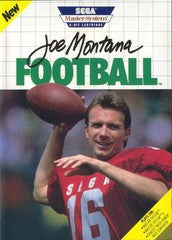 Joe Montana Football (Sega Master System) Pre-Owned: Game, Manual, and Case