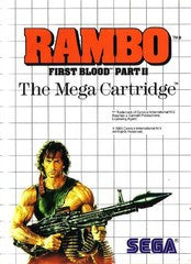 Rambo First Blood Part II (Sega Master System) Pre-Owned: Game, Manual, and Case