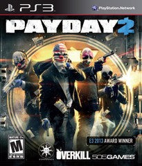 Payday 2 (Playstation 3) Pre-Owned: Game, Manual, and Case