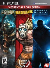 2K Essentials Collection (Bioshock / Borderlands / Xcom Enemy Unknown) (Playstation 3 / PS3) Pre-Owned: Discs, Manual, and Case