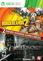 The Borderlands 2 & Dishonored Bundle (Xbox 360) Pre-Owned: Game, Manual, and Case