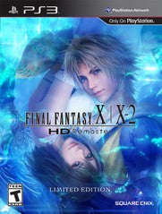 Final Fantasy X / X-2 HD Remaster Limited Edition (Playstation 3) Pre-Owned: Game, Manual, Book Case, and Slipcover