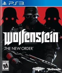 Wolfenstein: The New Order (Playstation 3) Pre-Owned: Game, Manual, and Case