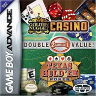 Texas Hold 'Em Poker / Golden Nugget Dual Pack (Nintendo Game Boy Advance) Pre-Owned: Cartridge Only