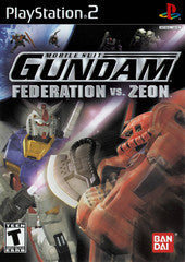 Mobile Suit Gundam Federation vs Zeon (Playstation 2 / PS2) Pre-Owned: Game, Manual, and Case